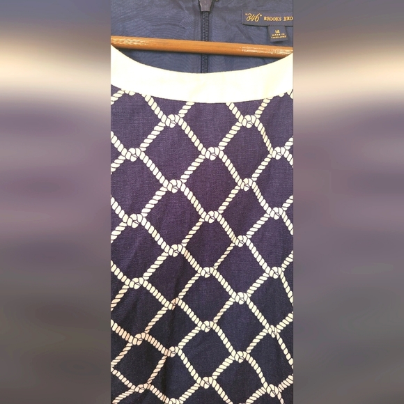 Brooks Brothers Nautical Print Sleeveless Dress - Picture 4 of 7